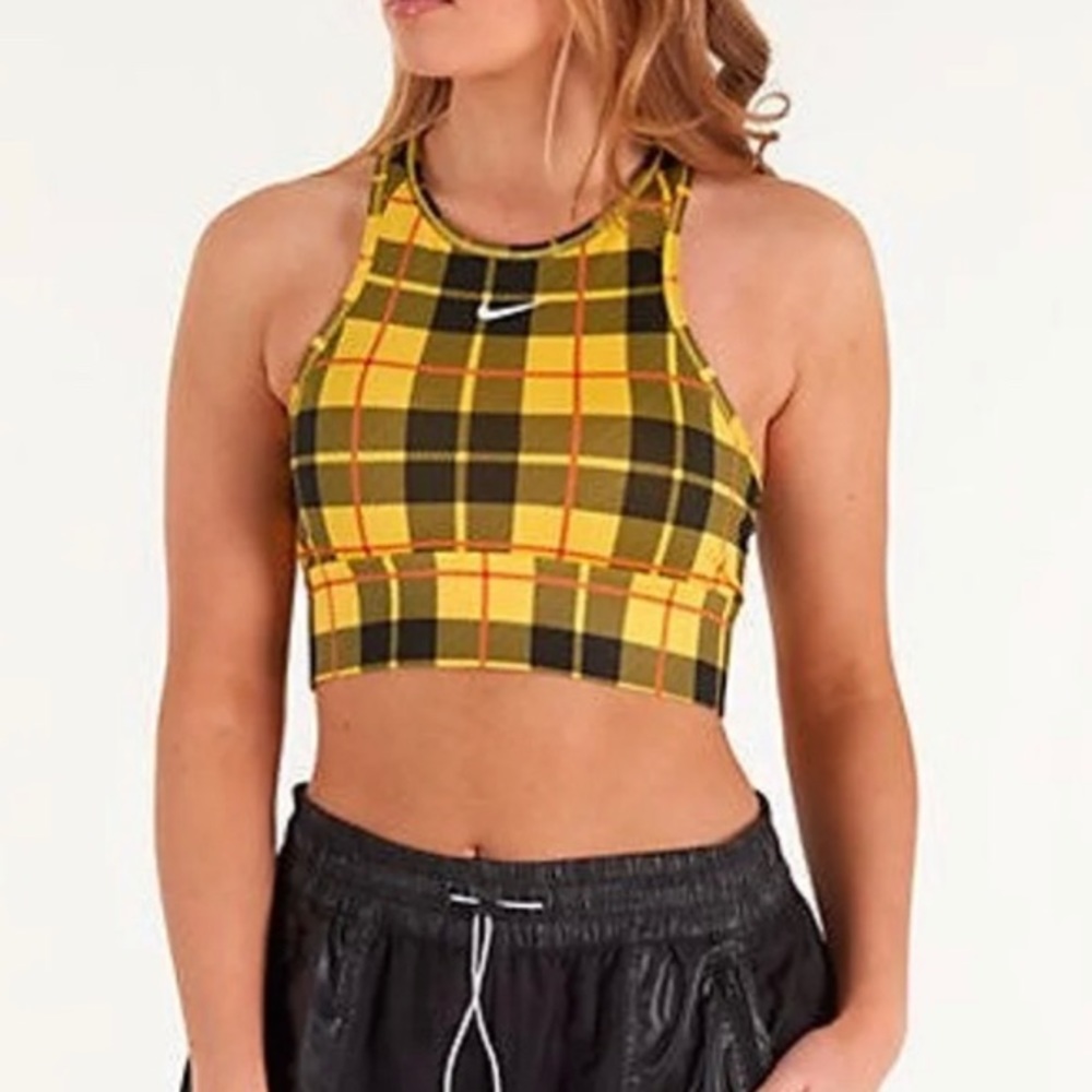 Plaid Nike Sports Bra